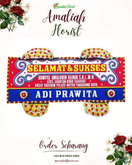 Papan Bunga Ucapan Selamat Siandong