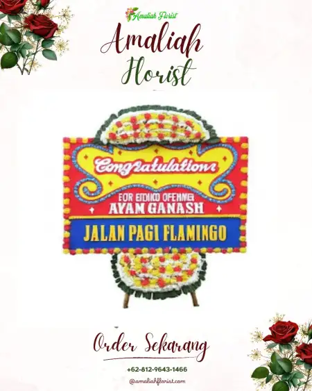 Sewa Papan Bunga Siandong